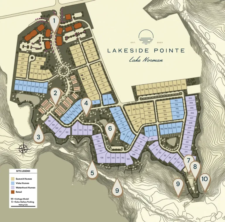 Lakeside Pointe Siteplan