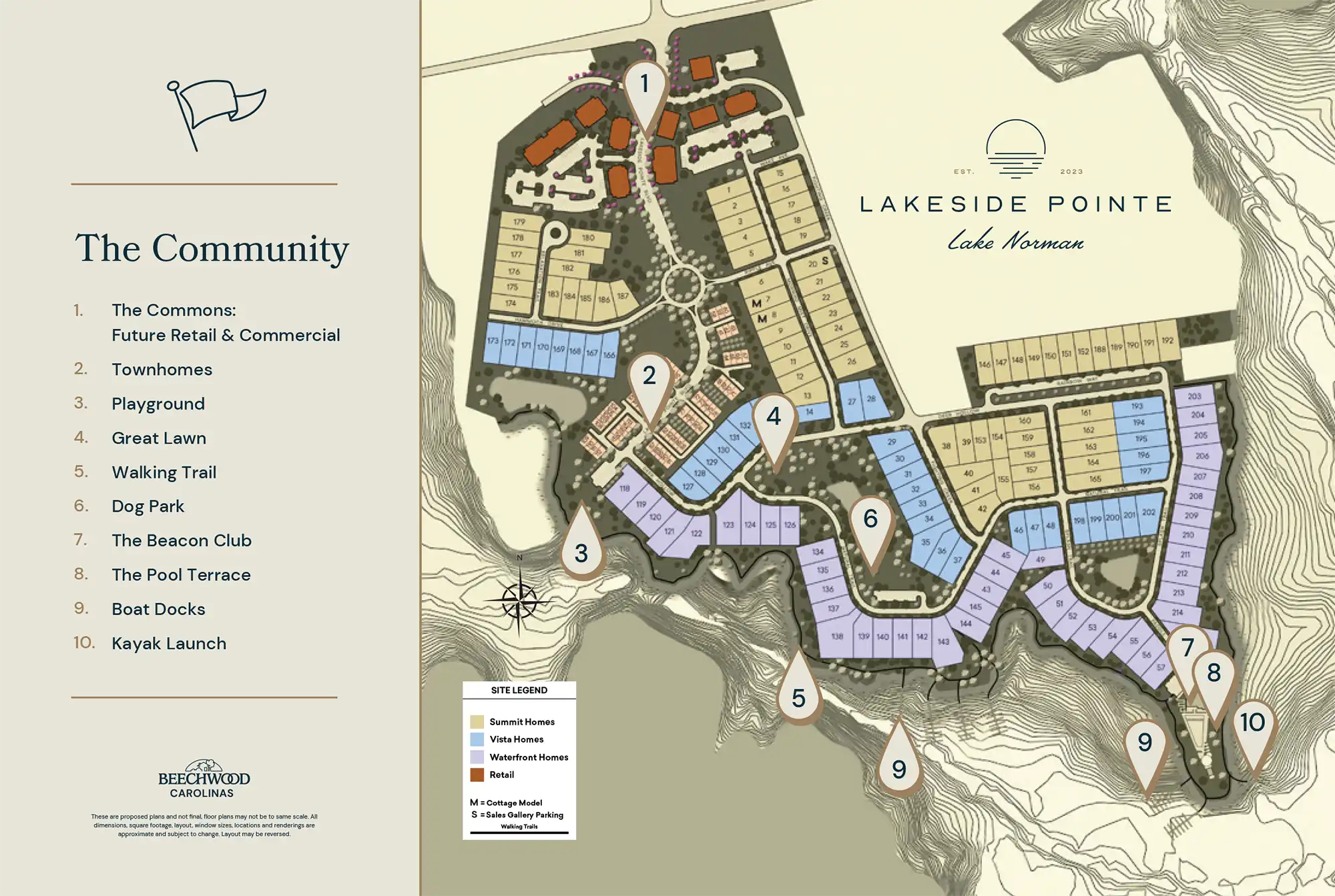 Lakeside Pointe Siteplan