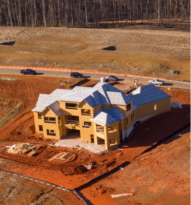 An image of a custom homesite at Broadmoor.