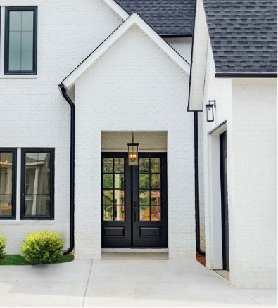 An image of the front of a custom home at Broadmoor.